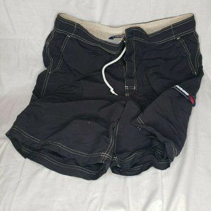 Tommy Hilfiger Black Swim Trunks With Pockets
